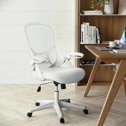 Flash Furniture Ergonomic Mesh High-Back Office Chair, White