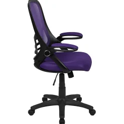 Flash Furniture Ergonomic Mesh Mid-Back Executive Office Chair, Gray/White