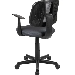 Flash Furniture Flash Fundamentals Mesh Low/Mid-Back Task Chair, Gray