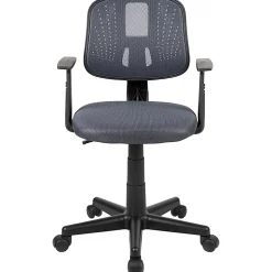 Flash Furniture Flash Fundamentals Mesh Low/Mid-Back Task Chair, Gray