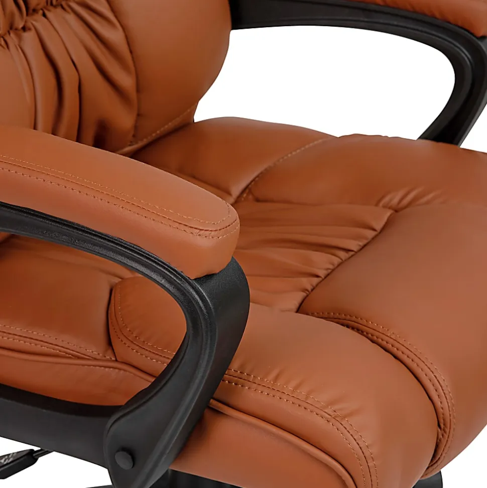 Flash Furniture Flash Fundamentals Big And Tall Office Chair, Brown/Black