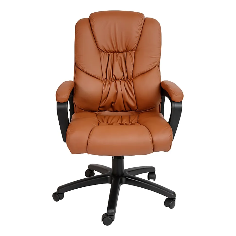 Flash Furniture Flash Fundamentals Big And Tall Office Chair, Brown/Black