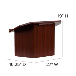 Flash Furniture Foldable Tabletop Lectern, 19