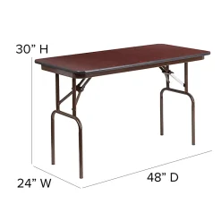 Flash Furniture Folding Banquet Table, 30