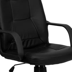 Flash Furniture Glove Vinyl High-Back Swivel Chair, Black