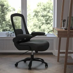 Flash Furniture Hercules Big And Tall High-Back Ergonomic Office Chair, Black