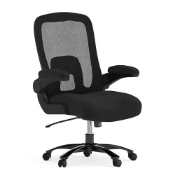 Flash Furniture Hercules Fabric High-Back Big And Tall Ergonomic Office Chair, Black