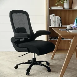 Flash Furniture Hercules Fabric High-Back Big And Tall Ergonomic Office Chair, Black
