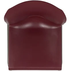 Flash Furniture HERCULES Full-Back Contoured Stacking Chair With Sled Base, Burgundy/Gray