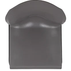 Flash Furniture HERCULES Full-Back Contoured Stacking Chair With Sled Base, Gray/Black