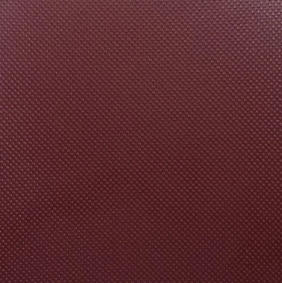 Flash Furniture HERCULES Plastic Ultra-Compact Stack Chair, Burgundy Plastic/Black Frame