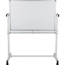 Flash Furniture HERCULES Series Double-Sided Mobile White Board With Pen Tray, 54-3/4