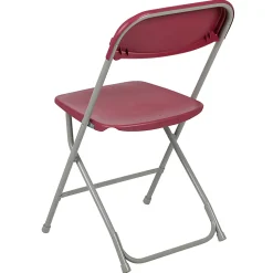 Flash Furniture Hercules Series Folding Chairs, Black, Pack Of 4 Chairs