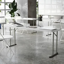 Flash Furniture Kathryn Plastic Folding Training Table, 29