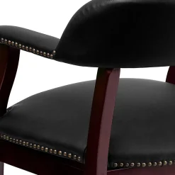Flash Furniture Leathersoft Conference Chairs, Black