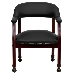 Flash Furniture Leathersoft Conference Chairs, Black