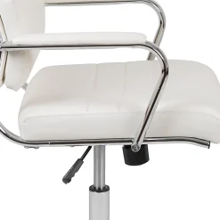 Flash Furniture LeatherSoft™ Faux Leather High-Back Contemporary Executive Office Chair, White