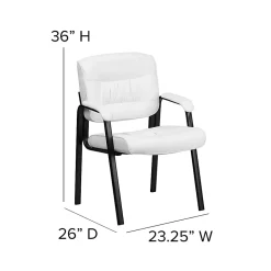 Flash Furniture LeatherSoft™ Faux Leather High-Back Office Chair, Black