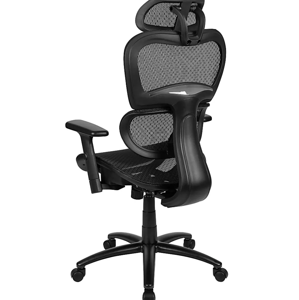 Flash Furniture LO Ergonomic Mesh High-Back Office Chair, Black