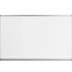 Flash Furniture Magnetic Dry-Erase Board, 36" x 60", White, Silver Aluminum Frame