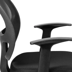 Flash Furniture Mallard Mesh Mid-Back Swivel Task Chair, Black