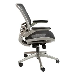 Flash Furniture Mesh Mid-Back Executive Office Chair, Black/Graphite Silver