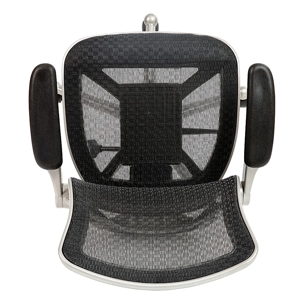 Flash Furniture Mesh Mid-Back Executive Office Chair, Black/Graphite Silver