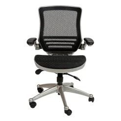 Flash Furniture Mesh Mid-Back Executive Office Chair, Black/Graphite Silver
