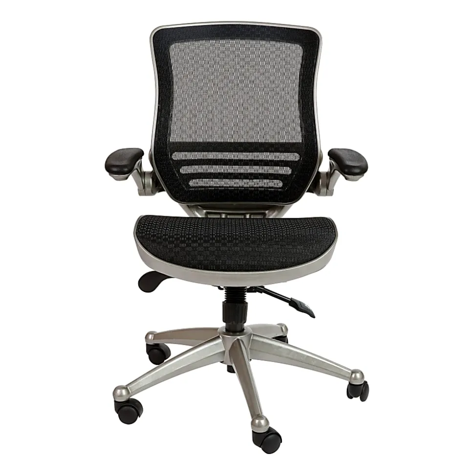Flash Furniture Mesh Mid-Back Executive Office Chair, Black/Graphite Silver