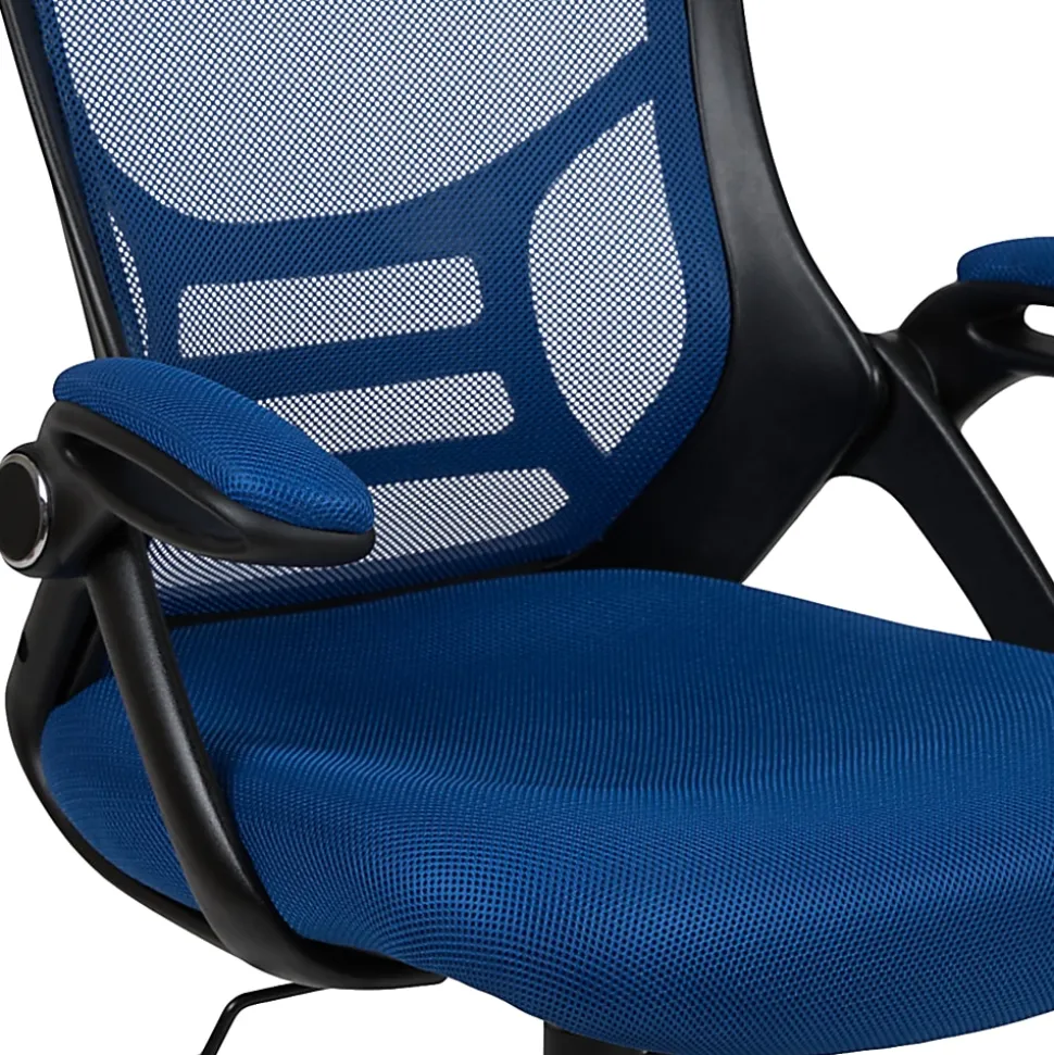 Flash Furniture Porter Ergonomic Mesh High-Back Office Chair, Blue