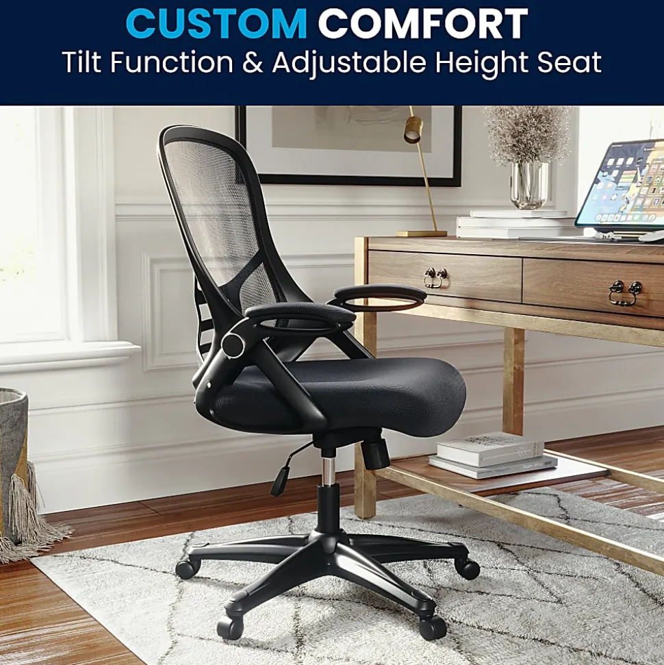 Flash Furniture Porter Ergonomic Mesh High-Back Office Chair, Gray