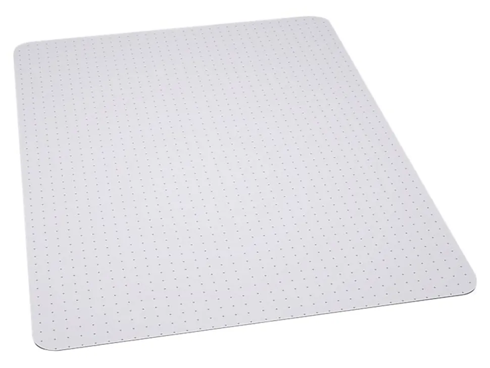 Flash Furniture Rectangle Vinyl Chair Mat, 45" x 53", Clear