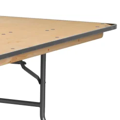 Flash Furniture Rectangular Heavy-Duty Folding Banquet Table, 30