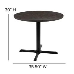 Flash Furniture Round Multipurpose Conference Table, 30
