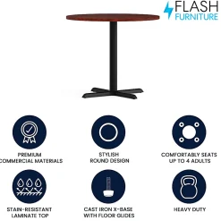 Flash Furniture Round Multipurpose Conference Table, 30