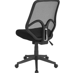 Flash Furniture Salerno Series Ergonomic Mesh High-Back Office Chair, Black