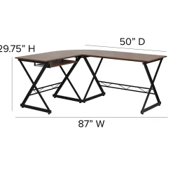 Flash Furniture Teakwood 88