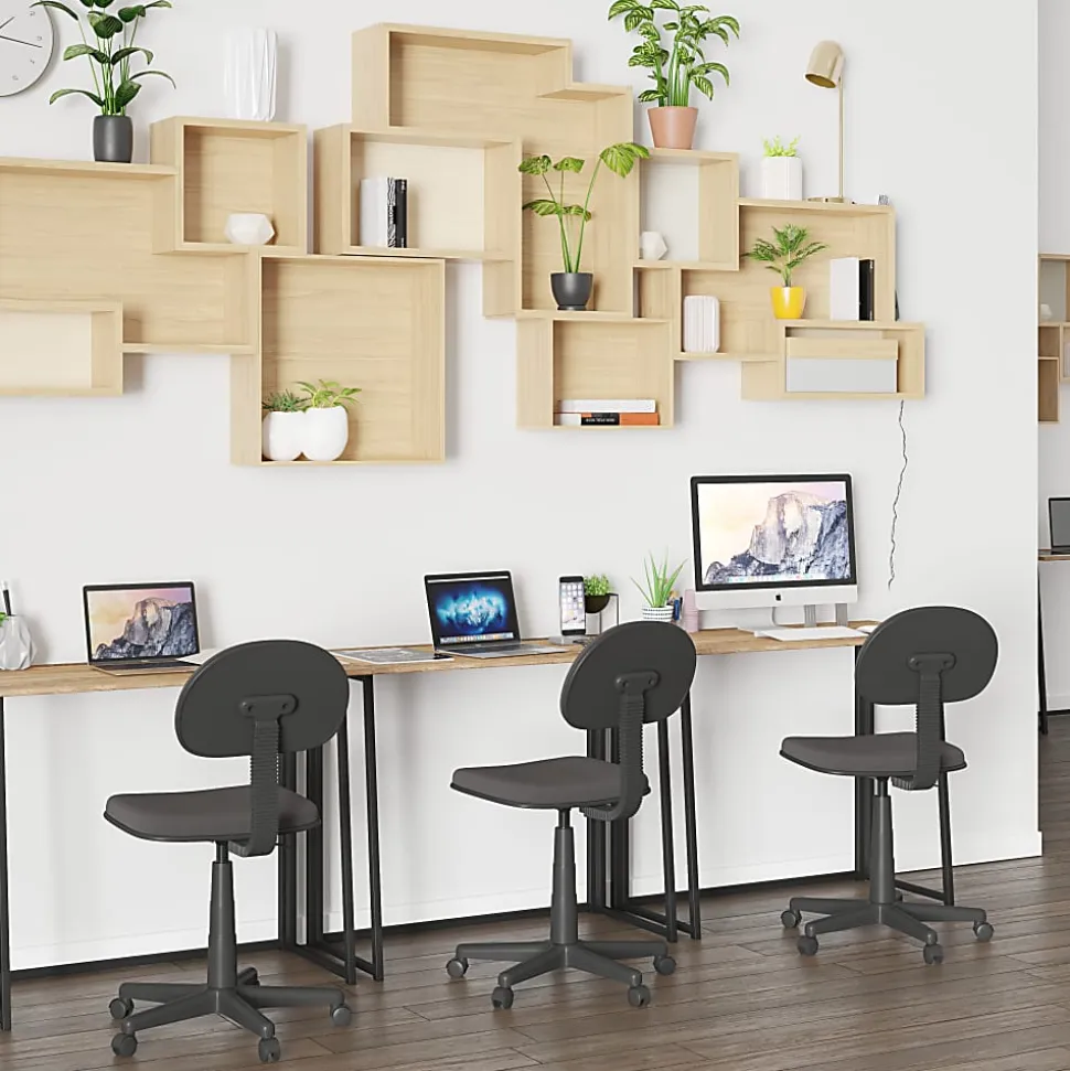 Flash Furniture 36"W Home Office Folding Computer Desk, Rustic