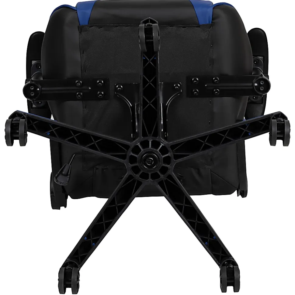 Flash Furniture X20 Ergonomic LeatherSoft High-Back Racing Gaming Chair, Blue