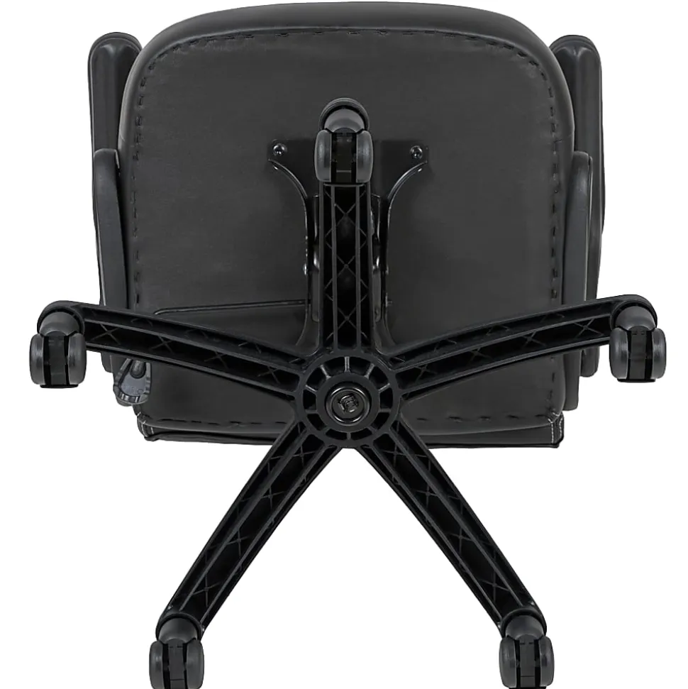 Flash Furniture X10 Ergonomic LeatherSoft High-Back Racing Gaming Chair, Purple/Black