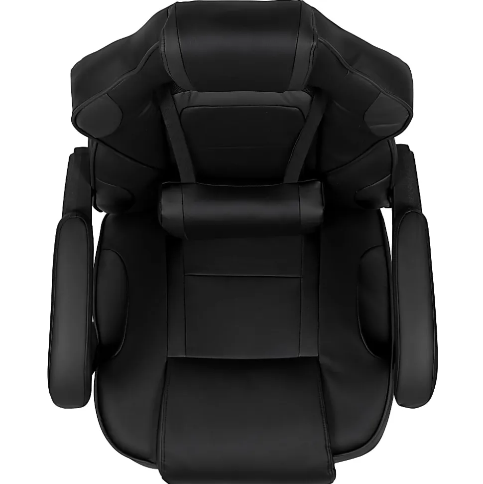 Flash Furniture X40 Gaming Chair With Fully Reclining Back And Arms, Black