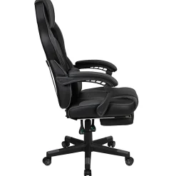 Flash Furniture X40 Gaming Chair With Fully Reclining Back And Arms, Black/Gray