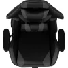 Flash Furniture X30 LeatherSoft Gaming Racing Chair, Gray/Black