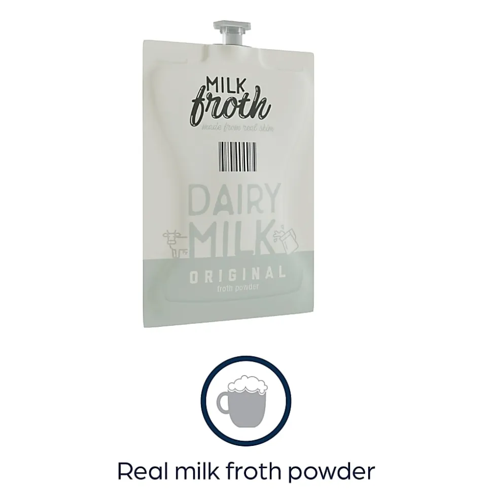 FLAVIA® Coffee ALTERRA® Single-Serve Coffee Freshpacks, Real Milk Froth Powder, Carton Of 72