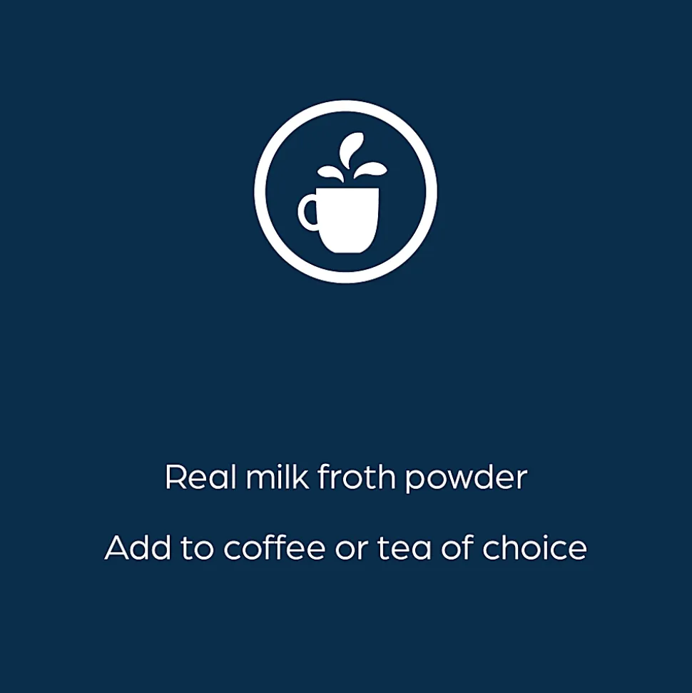 FLAVIA® Coffee ALTERRA® Single-Serve Coffee Freshpacks, Real Milk Froth Powder, Carton Of 72