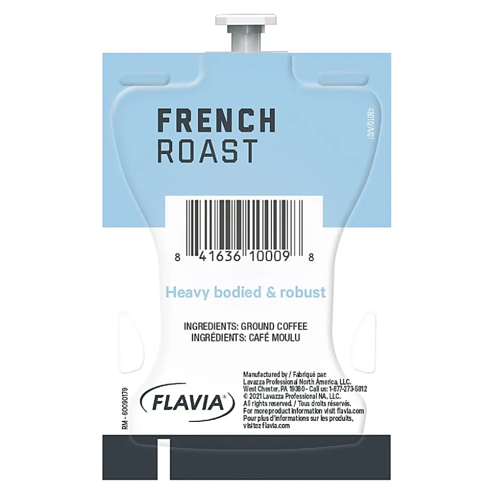 FLAVIA® Coffee ALTERRA® Single-Serve Coffee Freshpacks, French Roast, Carton Of 100