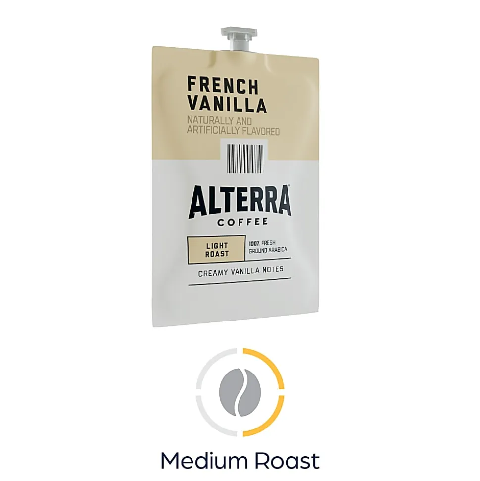 FLAVIA® Coffee ALTERRA® Single-Serve Coffee Freshpacks, French Vanilla, Carton Of 100