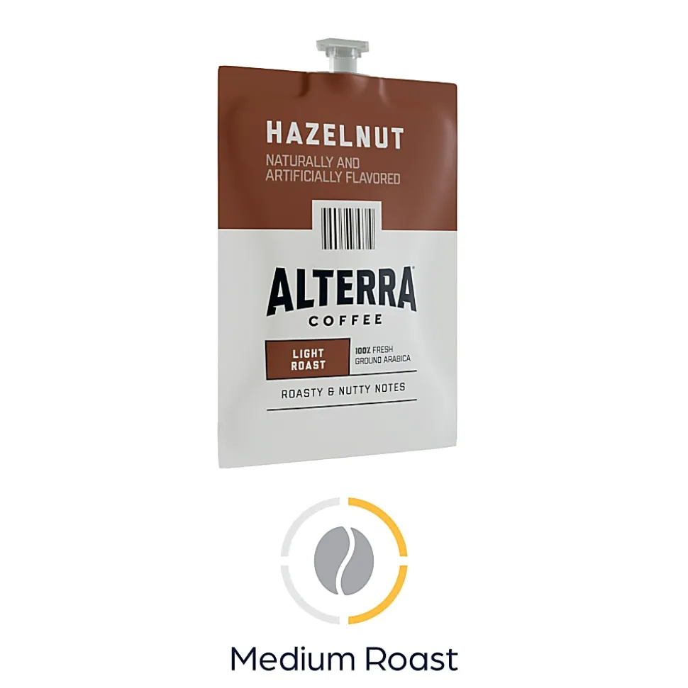 FLAVIA® Coffee ALTERRA® Single-Serve Coffee Freshpacks, Hazelnut, Carton Of 100