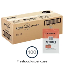 FLAVIA® Coffee ALTERRA® Single-Serve Coffee Freshpacks, Colombia, Carton Of 100