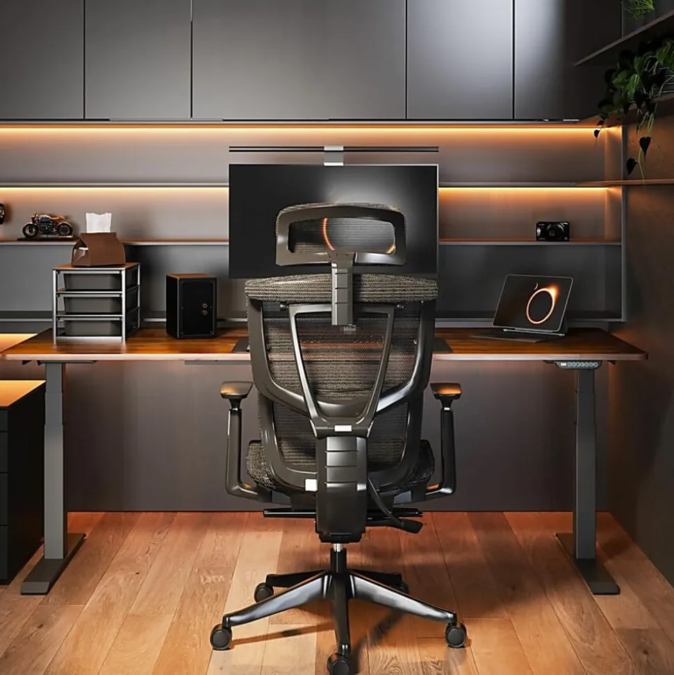 FlexiSpot C7 Ergonomic Mesh High-Back Office Chair, Black, C7BMESH